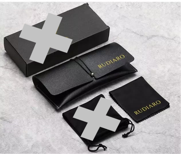 Rudiaro Diamond Cut - Zwart | Bril Unisex