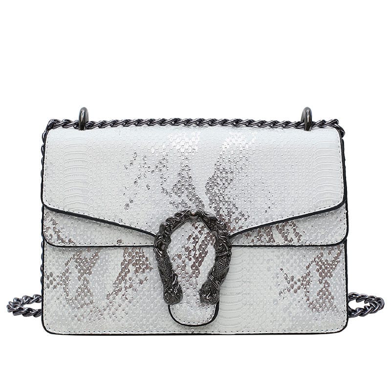 Rudiaro Snake - Wit | Vrouwen Schoudertas